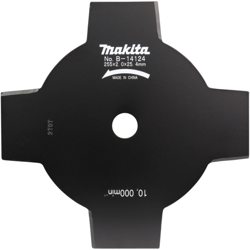 B-14124 Lame Débroussailleuse ø 255mm ø Trou 20mm Epaisseur 2 mm 4T - Makita