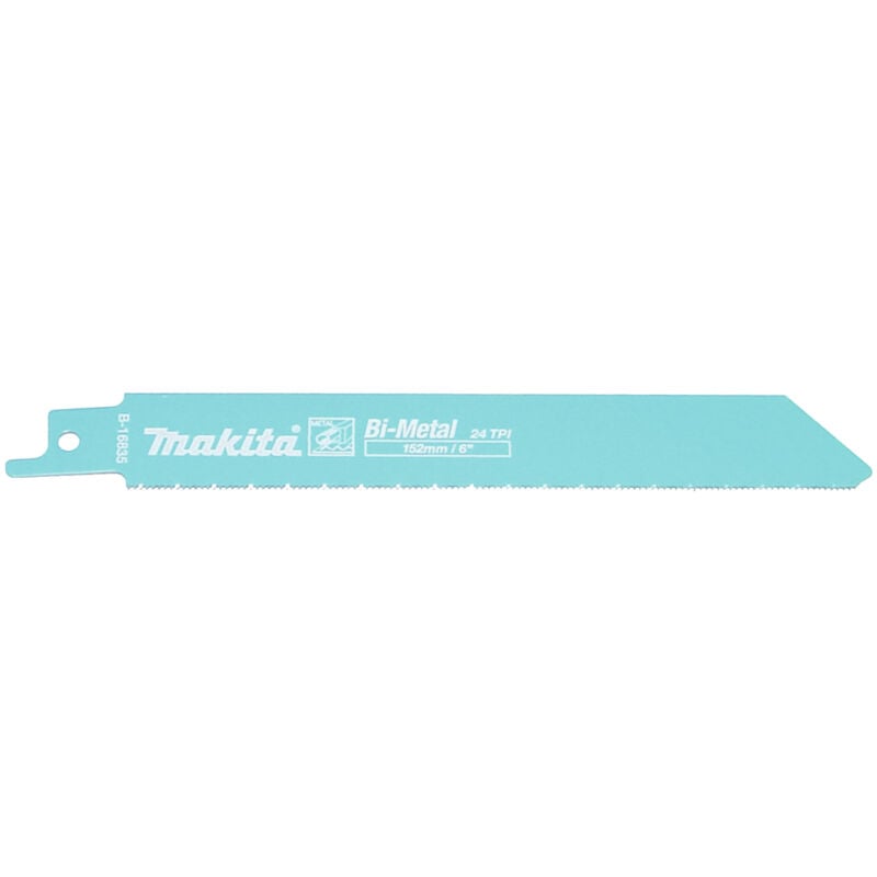 Makita - B-16835 Scie alternative 152mm pour métal 24TPI 5 pièces