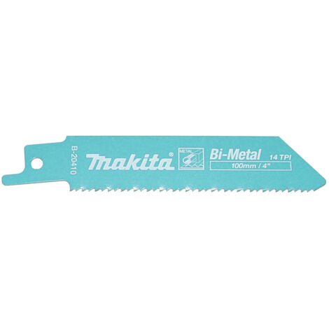 Makita B-20410 Lame de scie droite 100x0,9 mm • 14TPI • BiM • Métal • 5 pièces