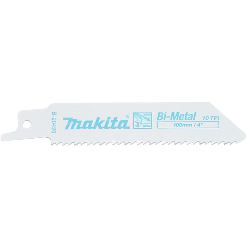Makita B-20426 Lame de scie droite 100x0,9 mm 10TPI BiM Bois/métal 5 pièces