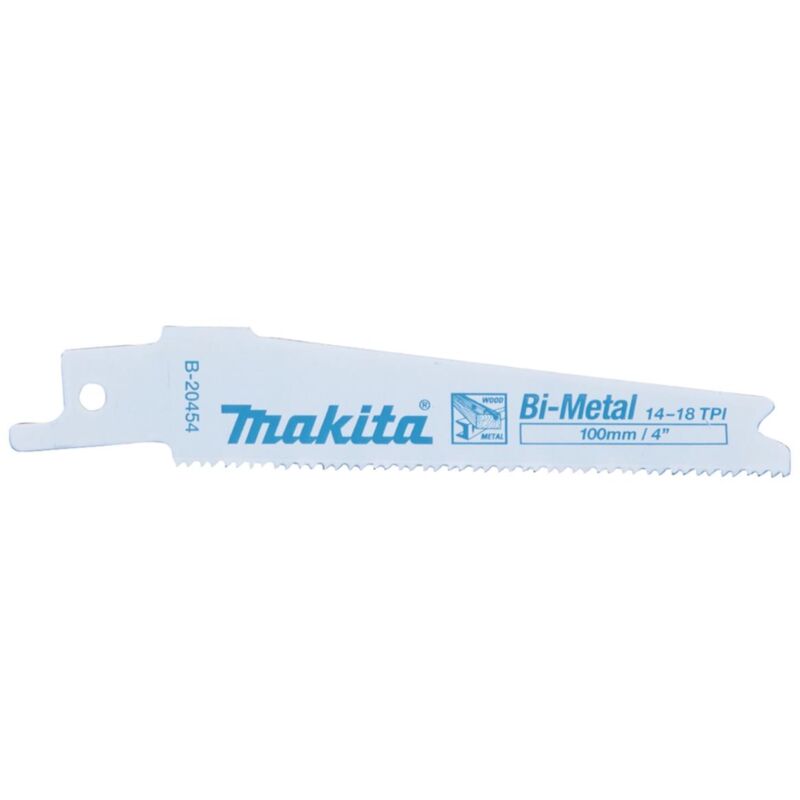 Lama per sega circolare JR100D / JR103D / JR105D 100 mm - 14 - 18 tpi - bi-metallo - 5 pz. - Makita