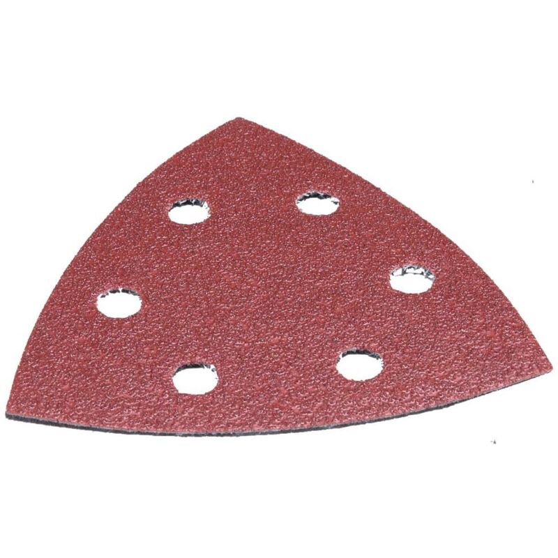 Makita Carta abrasiva deltoide, 94 mm, K240, 10 pz. K240 - 94 x 94 x 94 mm - rosso - 10 pezzi - legno / legno duro / truciolato