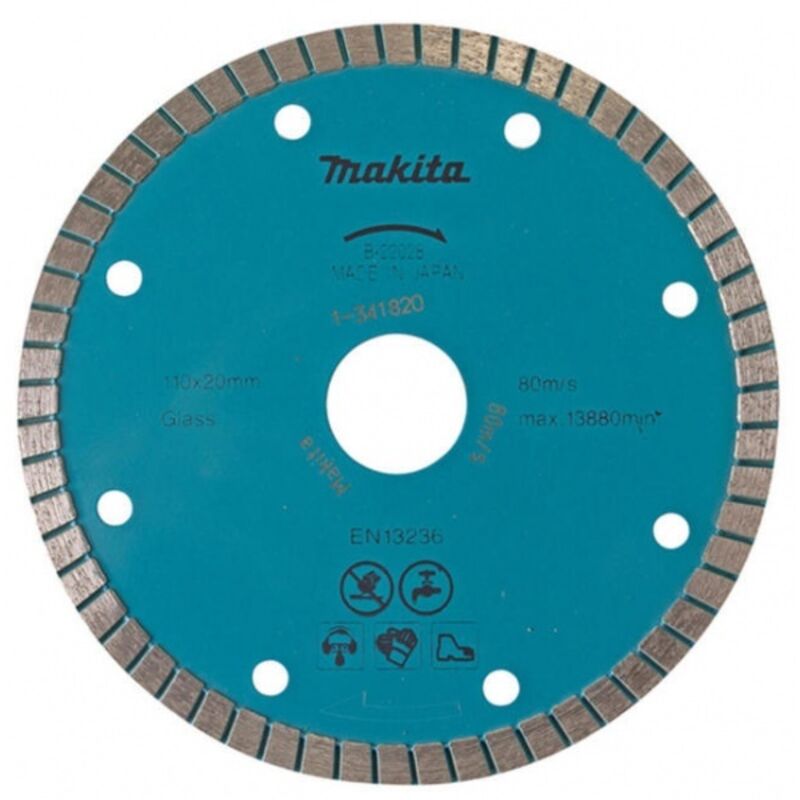 Makita - Lame de scie humide diamantée - 85x15 mm / Verre