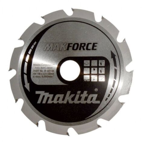 Makita B-32144 Makforce Lama per sega circolare 190x30 mm per legno