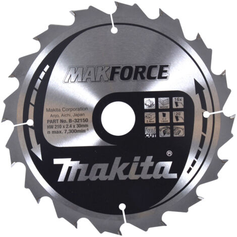 MAKITA B-32150 Disque HM 210/30/16D Standard
