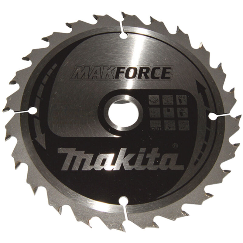 Makita - B-32203 Lama Sega Circolare Makforce t.c.t. 160x20mm 24T Legno