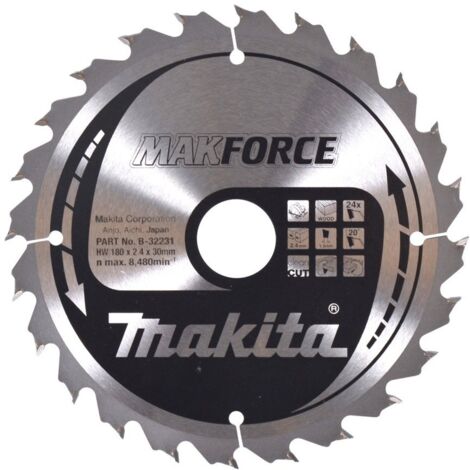 Makita B-32231 Kreissägeblatt Makforce TCT 180x30mm 24T Holz
