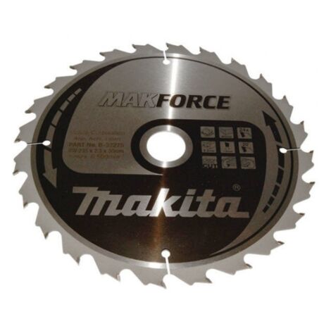 Makita B-32275 Makforce Lame de scie circulaire 235x30 mm pour bois