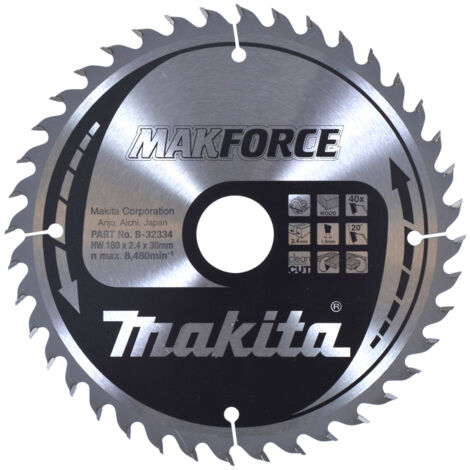 Makita B-32334 Makforce Lama per sega circolare 180x30 mm per legno