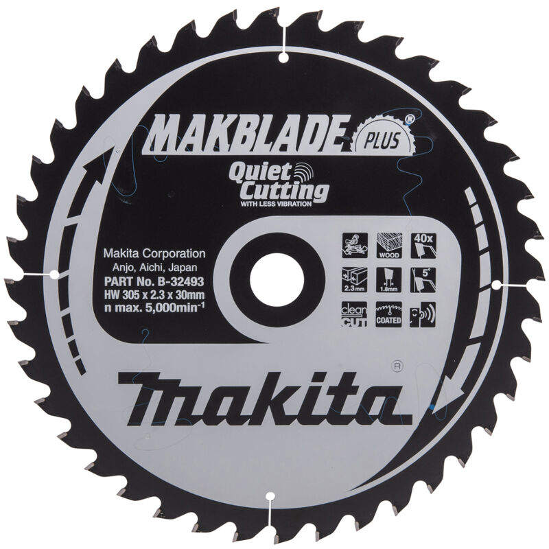 B-32493 - Makblade de lama 305 x 30 mm, 40 z - Makita