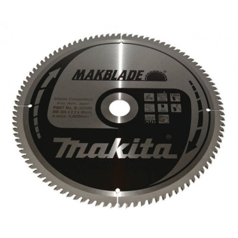 Lame de scie MAKBLADE B 32889 pour une coupe extra nette dans le bois Extra FIne Cut Makita B 32889 - vue 1