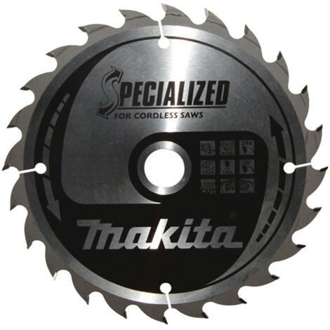 Makita B-32904 Hoja de sierra circular Specialized TCT 165x20mm 24T Madera