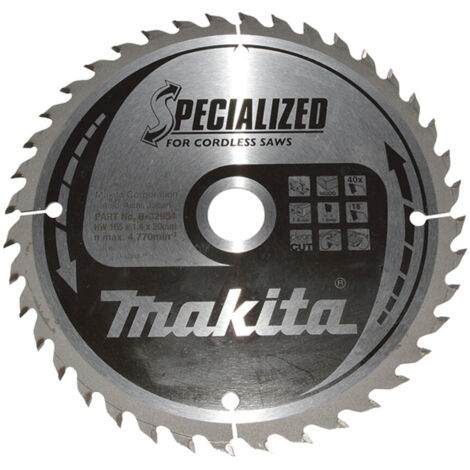 Makita B-32954 SPECIALIZED Lama per Sega 165x20x40Z