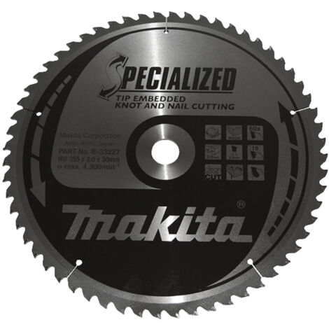 MAKITA B-33227 DISCO HM 355/30/60D REFORZADO