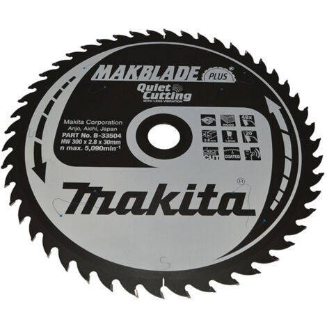 Makita B-33504 Lama Sega Circolare T.C.T. 300x30mm 48T Legno
