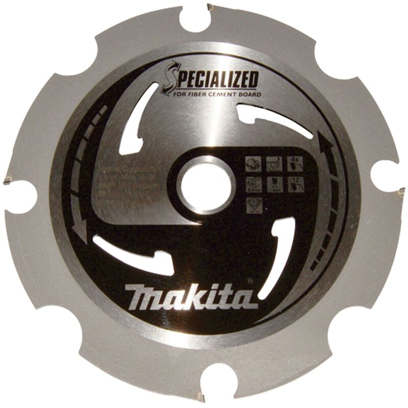 Lame de scie SPECIALIZED B 33685 pour une coupe rapide dans le fibro ciment Fast Cut Makita B 33685 - vue 2