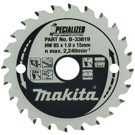 Makita B-33819 SPECIALIZED Lama per Sega 85x15x24Z