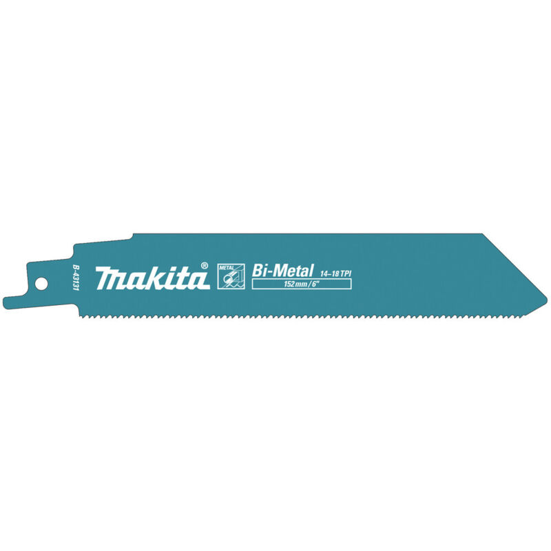 B-43131 sierra de sable 152MM para metal 14/18TPI 5PCS - Makita