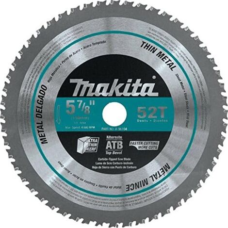 Makita B-47058 Specialized Lama per seghe circolari 150x30 mm per acciaio Inox