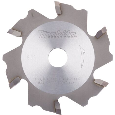 Makita B-48832 Nutfräser Hartmetall Produktabmessung, Ø 118 mm 1 Stück