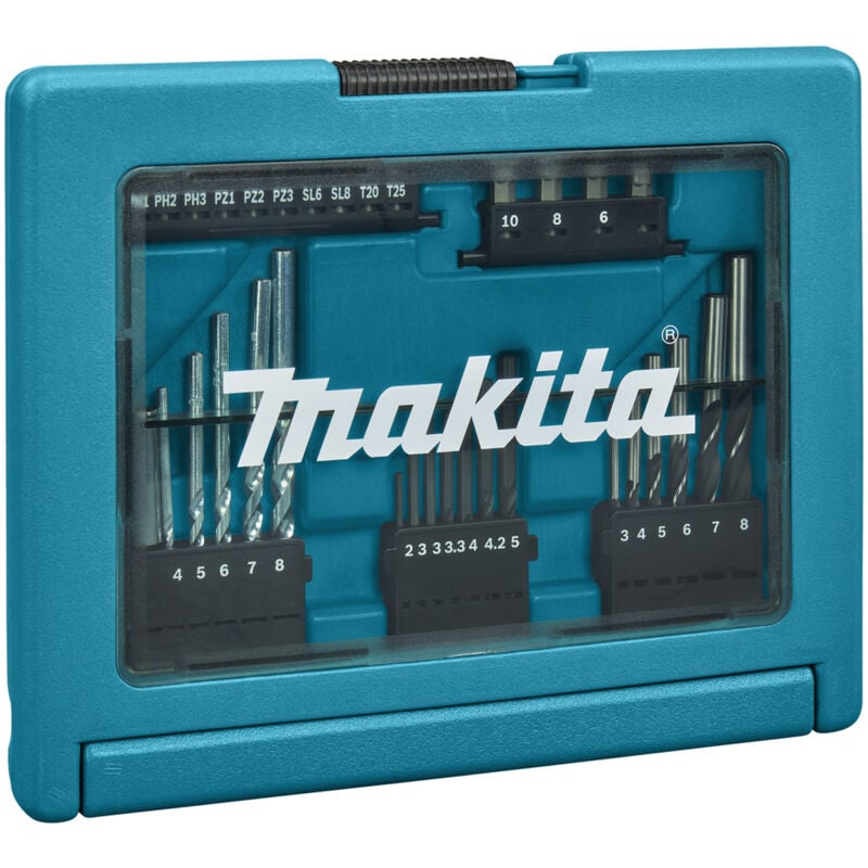 Makita - B-49389 Coffret de 6 forets, 33 pièces