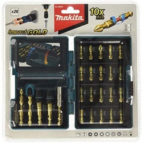Makita B-49921 Set di 26 Bit Multicolore per Viti