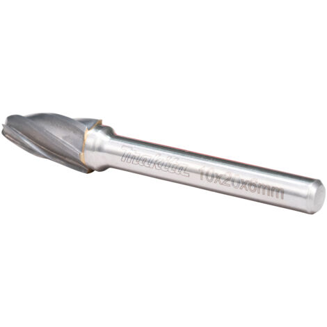 Makita B-52794 Fresa Arco Tondo 10x20 mm Ø6 mm 3/8x3/4" Ø1/2" Denti In Alluminio