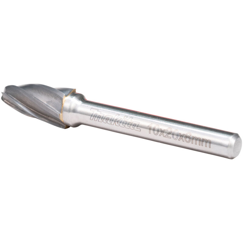 B-52794 Fresa Arco Tondo 10x20 mm Ø6 mm 3/8x3/4' Ø1/2' Denti In Alluminio - Makita