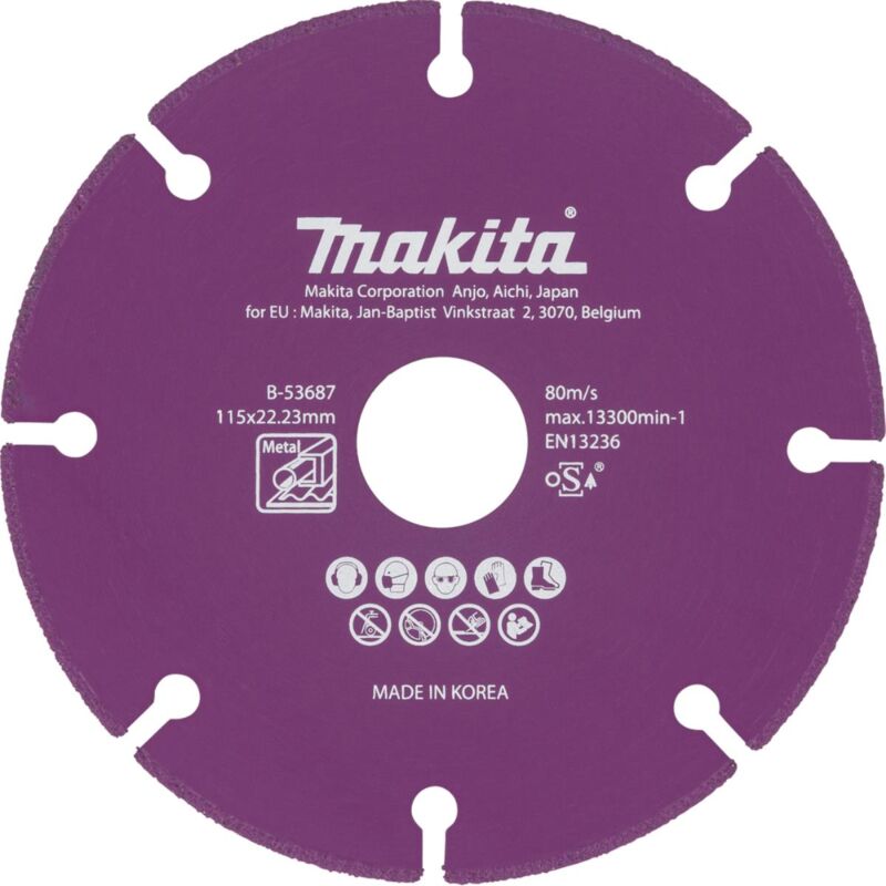 Makita disco da taglio diamantato 1 pz. - Diamante - 115 x 22,23 x 1,3 mm