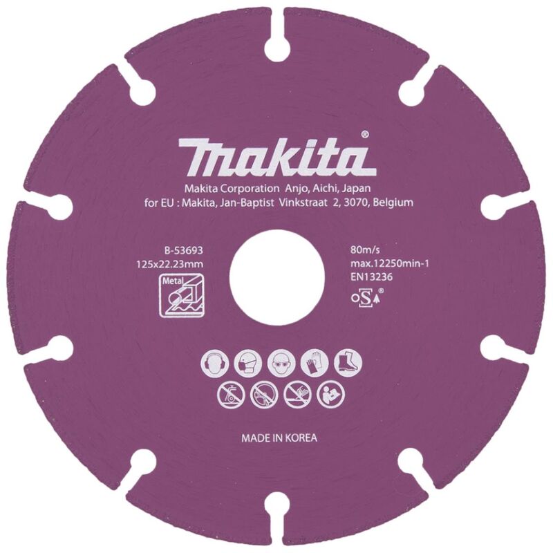 Makita - disco da taglio diamantato 1 pz. - Diamante - 125 x 22,23 x 1,3 mm