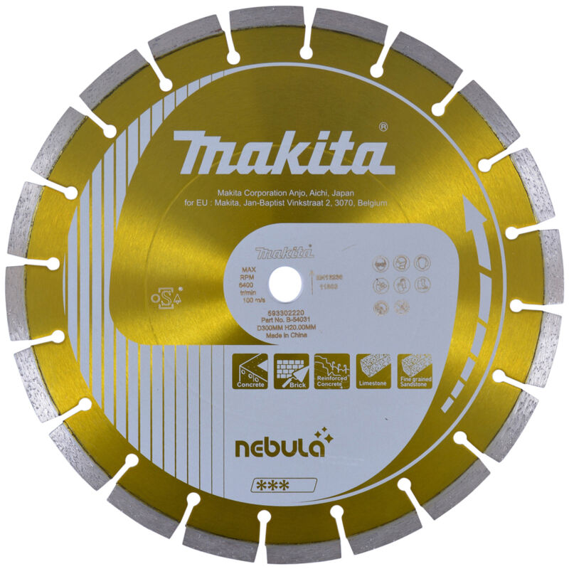 DISQUE DIAMANT NEBULA MAKITA 230 MM B 54025 - vue 2