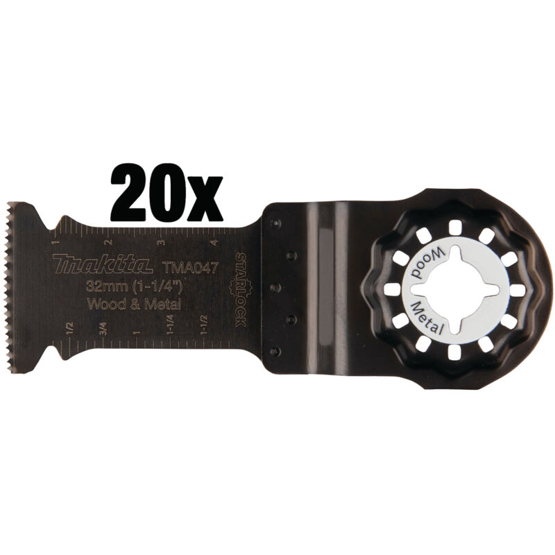 Makita B 64814 20 / TMA047 Blade de scie invale 32x50mm 20st. - vue 2