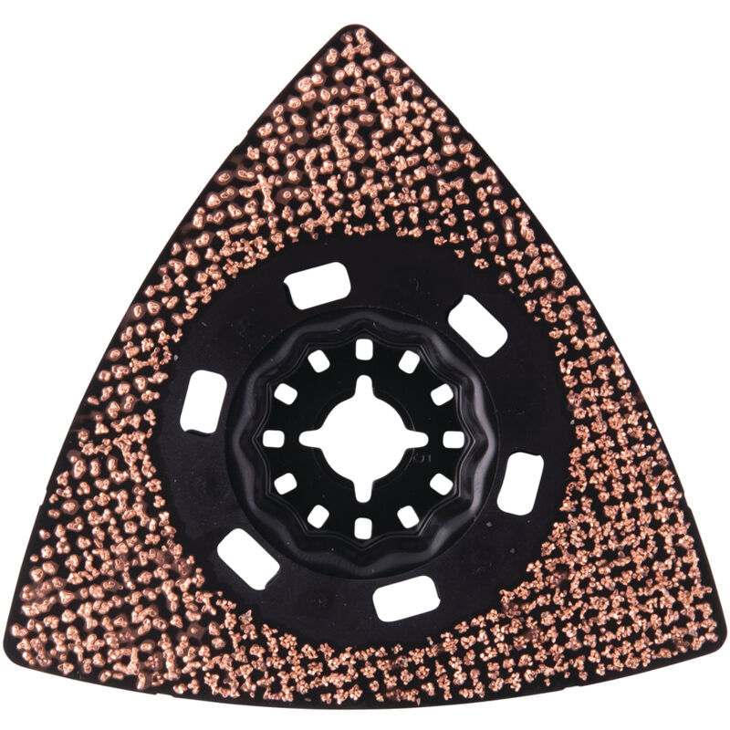 Piastra di levigatura, 90 mm Deltoid, TMA084 Starlock - K40 - hm / riff - TMA084 - Malta / vernice / residui di moquette - Makita