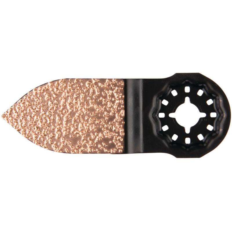 Piastra di levigatura hm/riff, 32 x 50 mm, K40, TMA076 Starlock - 32 x 50 mm - K40 - hm / riff - TMA076 - Malta / colla per piastrelle / legno