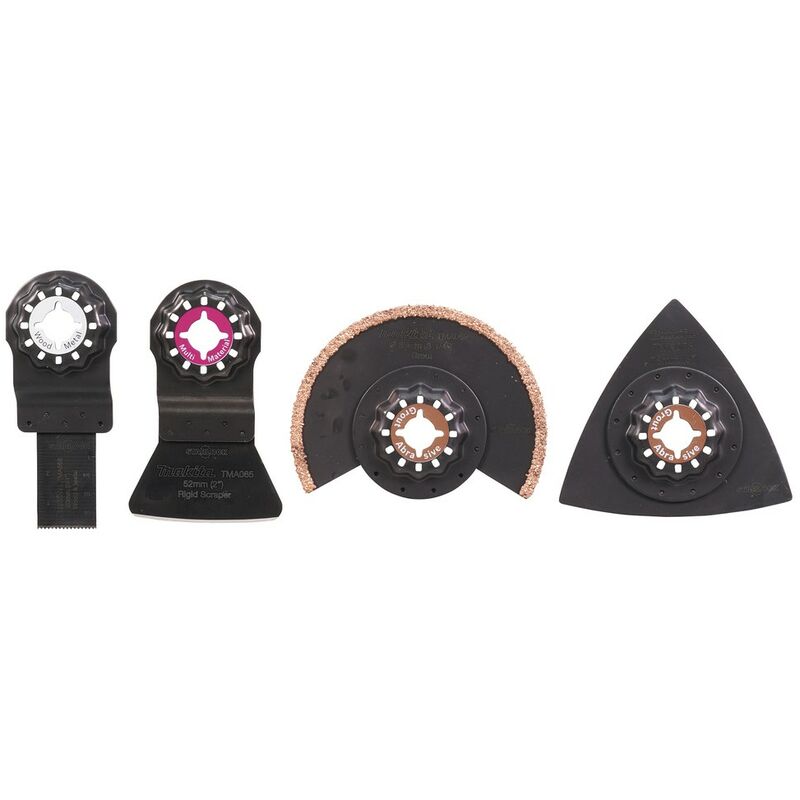 Set di 4 accessori starlock per piastrelle Makita B-67496