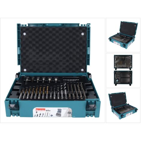 MAKITA B-69478 SET DE ACCESORIOS MAKPAC SDS PLUS 65PCS