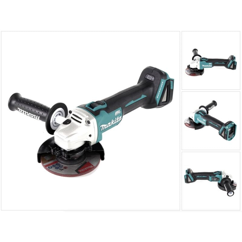 Dga 504 z 18 v Li-Ion Meuleuse sans fil ø 125 mm - sans Accessoires, ni Batteries, ni Chargeur - Makita