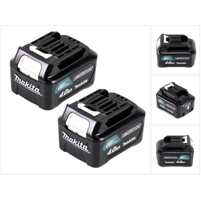 Image of Makita - Battery Power Set Li 12V mit - 2x pezzi BL1041B 4,0Ah ( 2x 197406-2 ) - successore di BL1040B