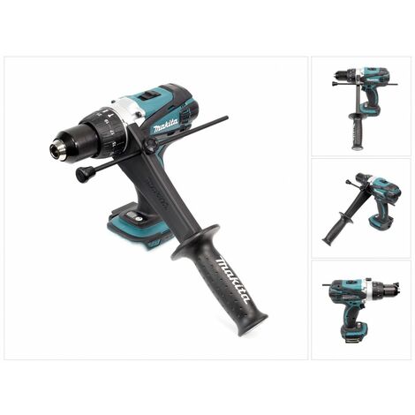 Makita BHP 458 Z Taladro atornillador percutor a batería 18V - Sin batería, sin cargador, sin maletín incluidos