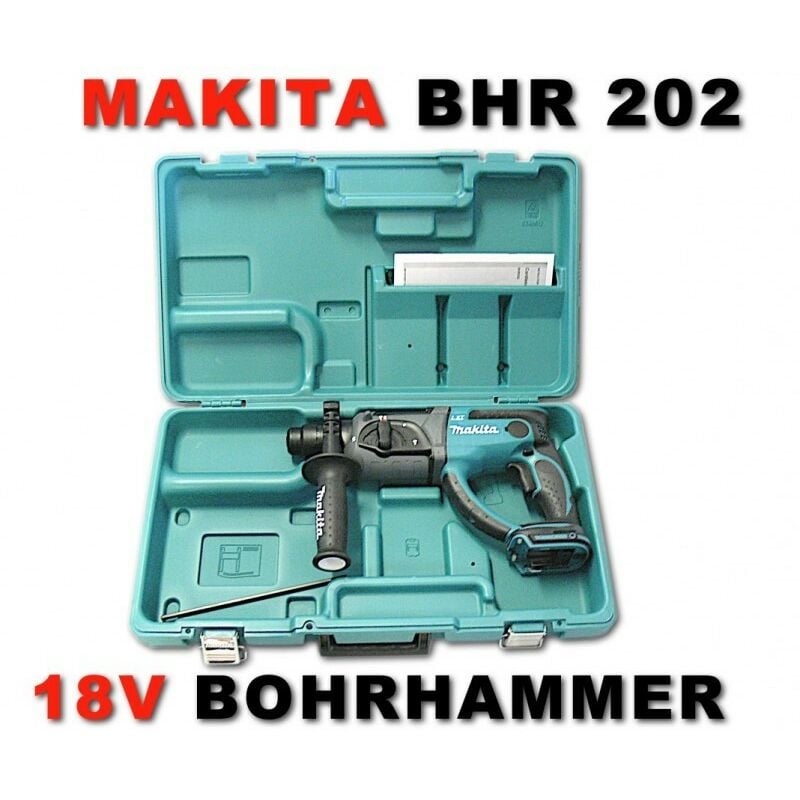 Image of Makita - bhr 202 z Akku Kombihammer 18V 2,0J sds Plus in Koffer - ohne Akku, ohne Ladegerät