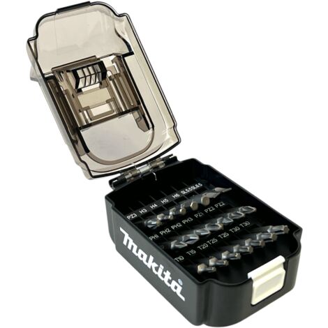Makita Bit-Set B-68323 21-teiliges Bitsortiment mit batterieförmigen Gehäuse
