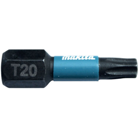 Makita Bit T20 25 mm Schrauben Befestigen 2 Stück Impact Black B-63672