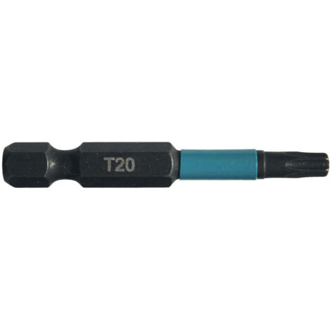 Makita Bit T20 Impact Black 2 Stück 50 mm 1/4 Zoll Sechskantaufnahme B-63781