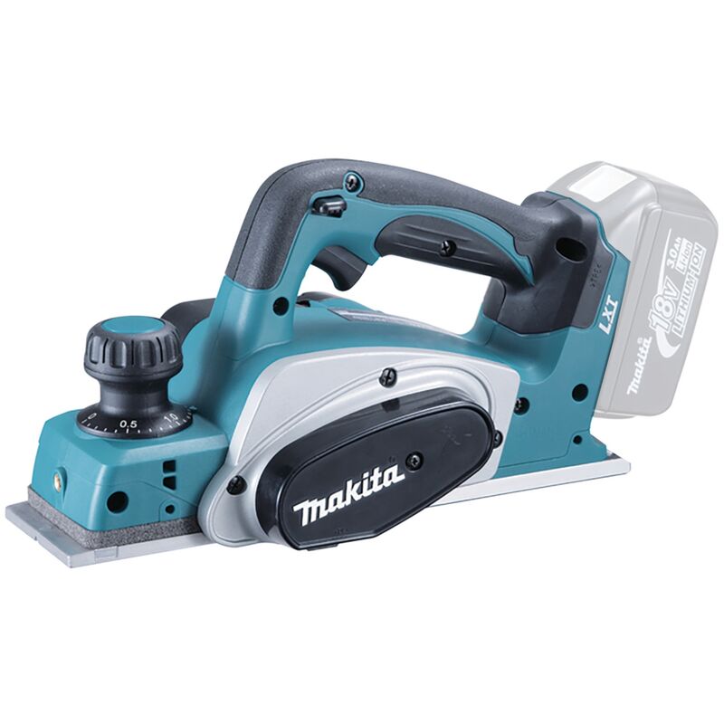 Image of Akku-Hobel DKP180Z 82mm, 18Volt ,blau/schwarz, ohne Akku und Ladegerät - Makita