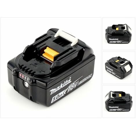 Makita BL 1850 B Li-Ion Akku 18V 5,0 Ah ( 197280-8 / 632f15-1 ) mit LED Anzeige - Nachfolger von 196672-8