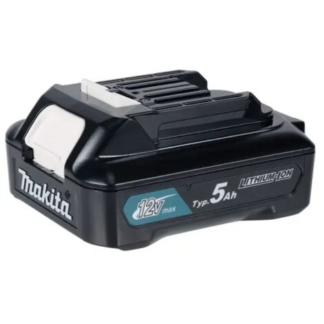Makita BL1050B 12V 5.0Ah, potenza affidabile per gli utensili elettrici, maggiore autonomia, protezione da sovraccarico, design compatto e resistente, colore nero.