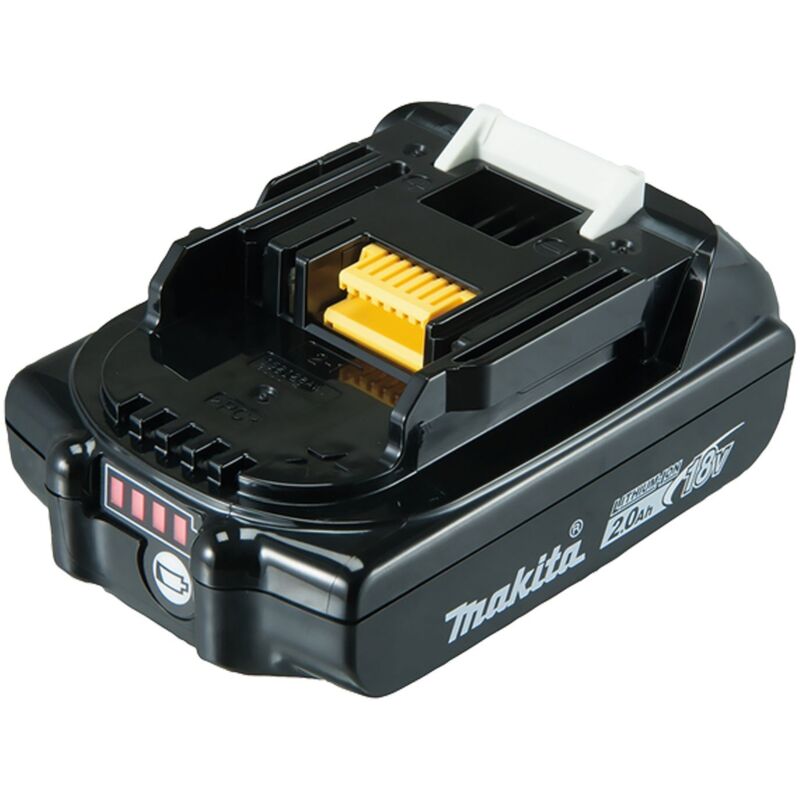 Makita BL1820B Batterie Li-Ion 2,0 Ah 18V avec indicateur de charge - 632B42-4