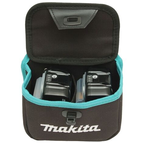 main image of "Makita BL1830 BL1840 BL1850 Twin Dual Battery Tool Pouch Belt Loop For Tool Belt"