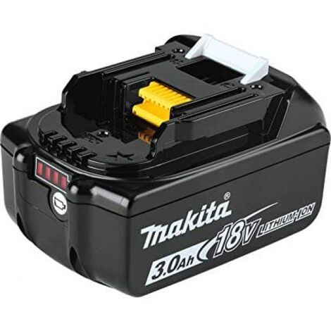 Batterie pour outil sans fil 18 V Li-Ion 6,0 Ah avec indicateur de charge - MAKITA BL1860B