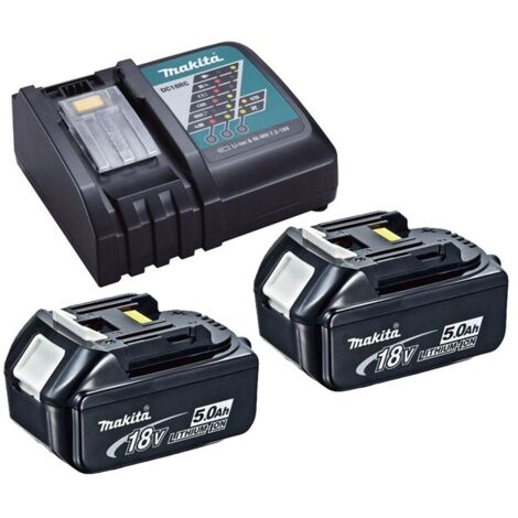 MAKITA BL1850B/DC18RC 2x5Ah 18v Charger & battery pack